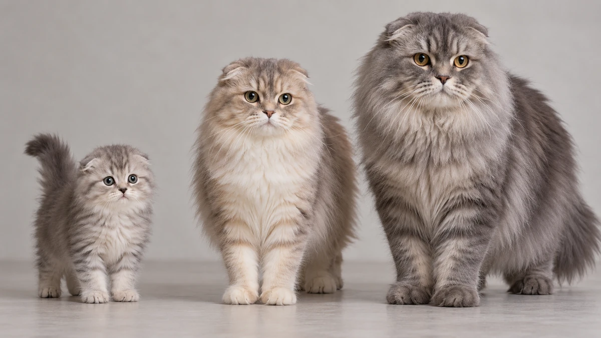 Scottish Fold Longhair fiyat — boy ve varyete karşılaştırması